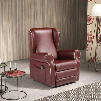 Poltrona Relax in pelle Reneè di Tancredi salotti