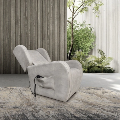 Poltrona Relax Urban Style SD211 in ecopelle Nabuk di Imba Srl