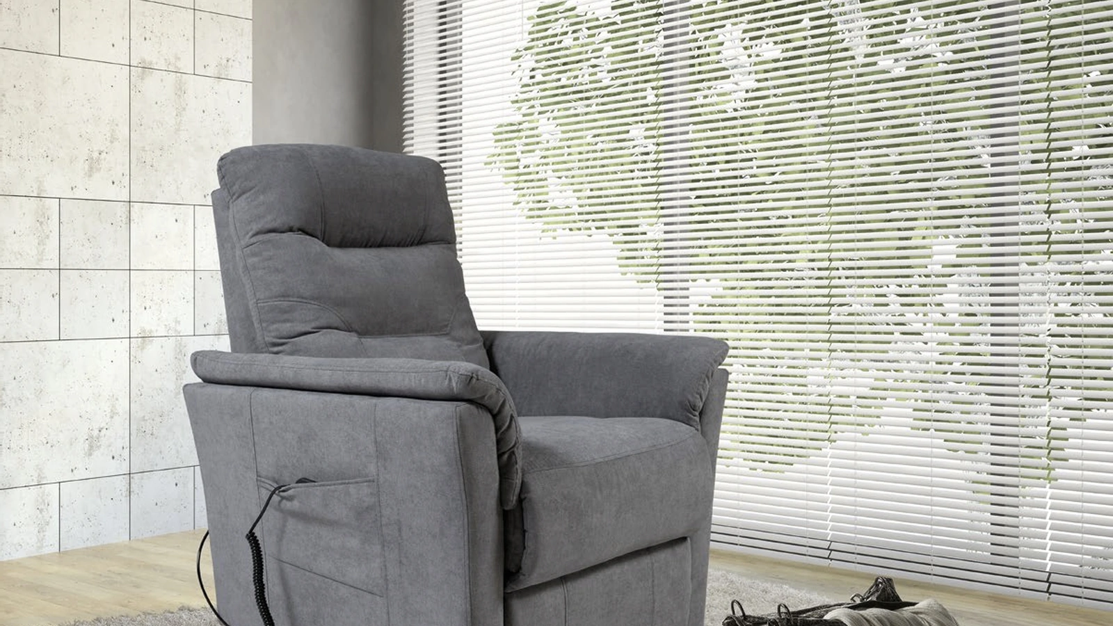 Poltrona Relax Urban Style SD213 in tessuto antimacchia di Imba Srl