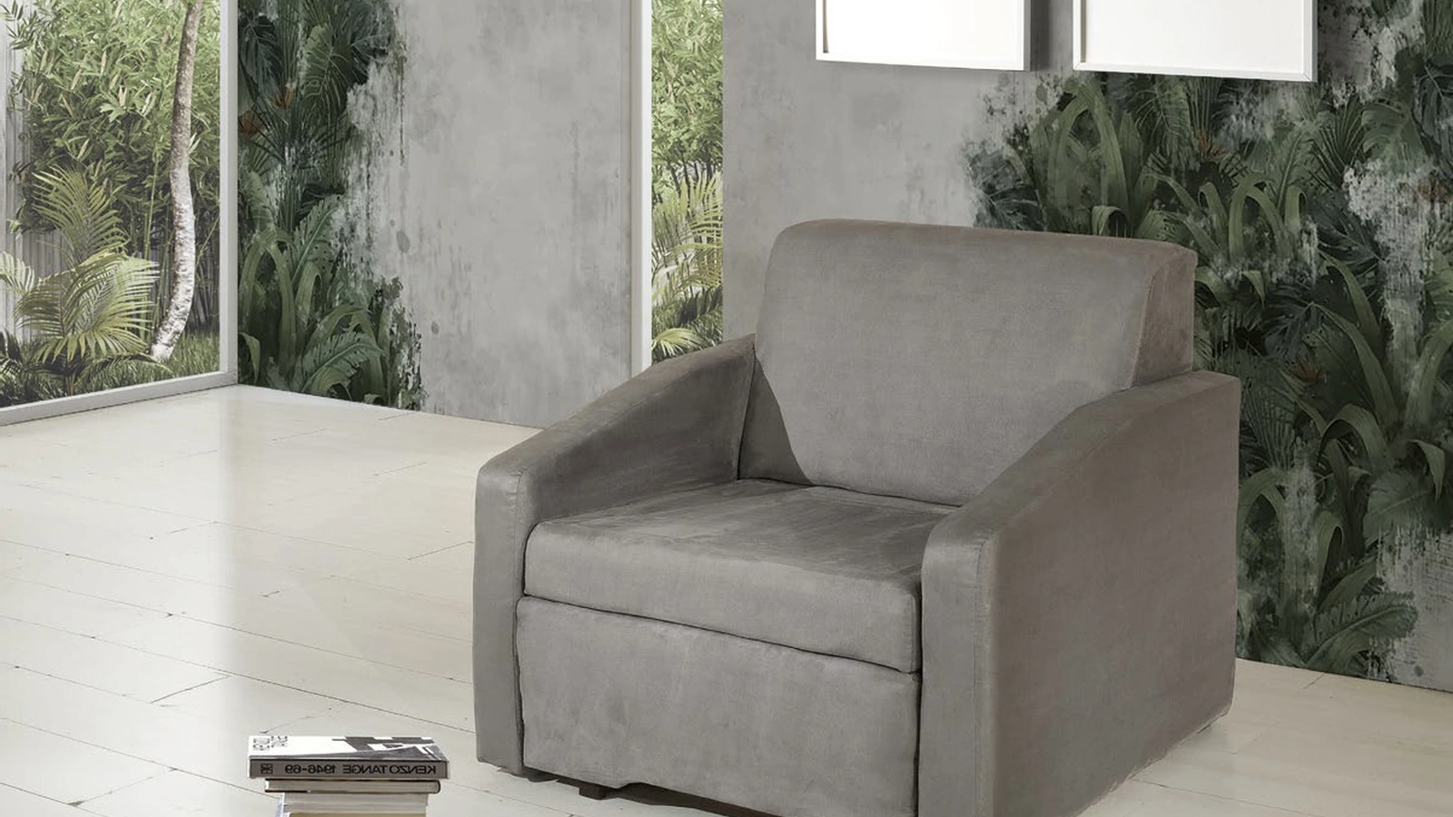 Poltrona letto Urban Style SD210 in tessuto antimacchia di Imba Srl