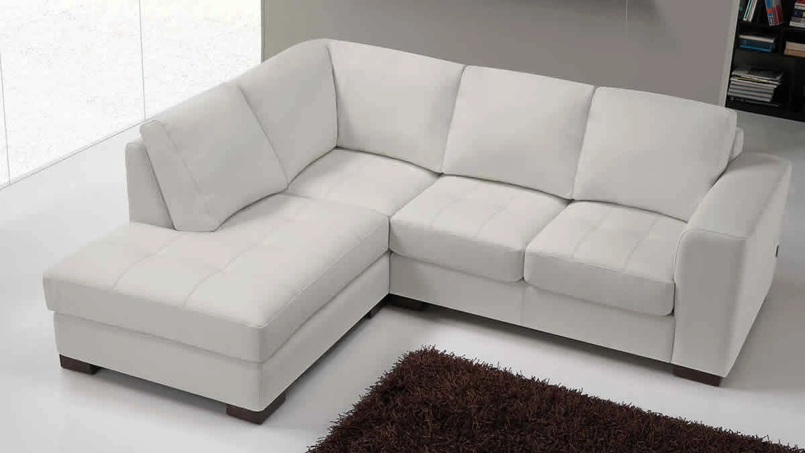 Divano in pelle Ambra di Tancredi salotti