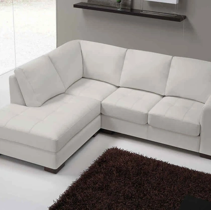 Divano in pelle Ambra di Tancredi salotti