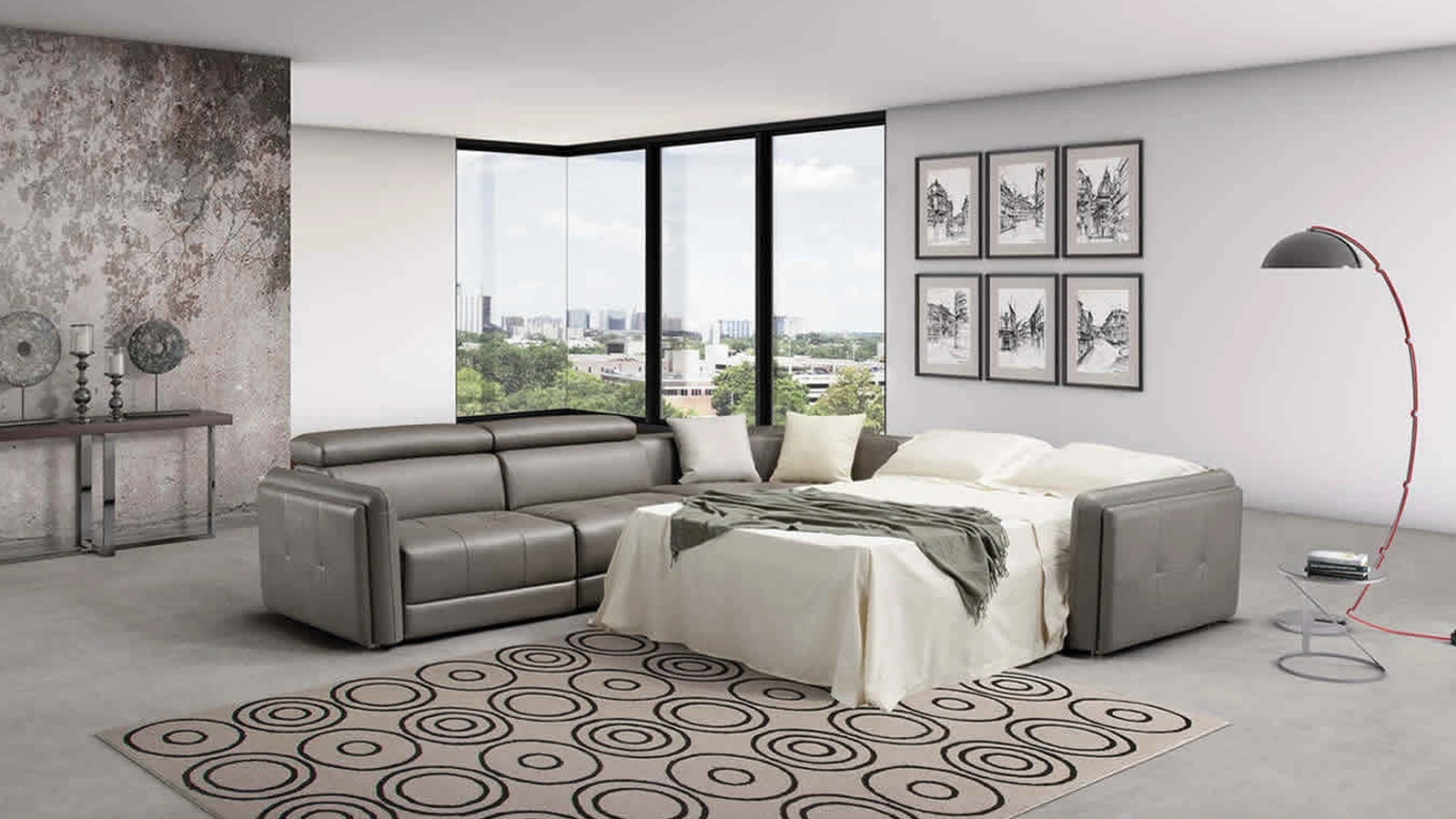 Divano Letto angolare Brescia di Tancredi salotti