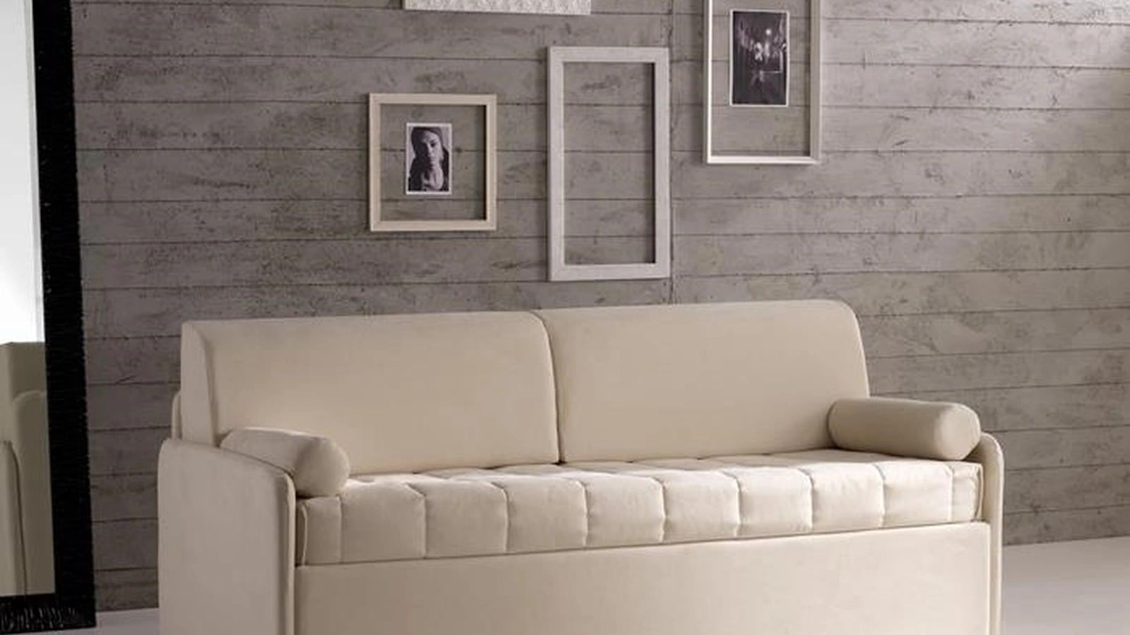 Divano Letto lineare in tessuto Clochard di Hoppla