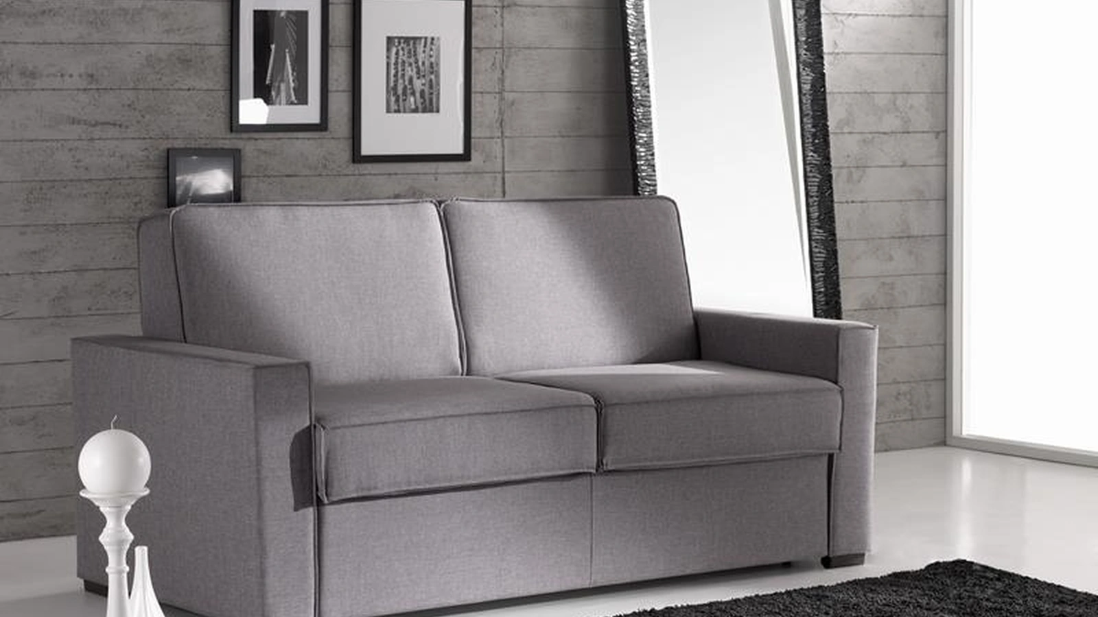 Divano Letto in tessuto imbottito Dandy 18 di Hoppla