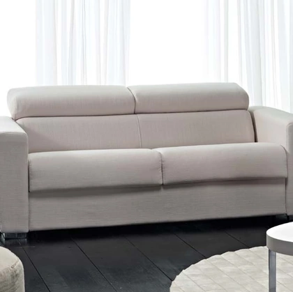 Divano Letto in tessuto con poggiatesta reclinabili Habana di Hoppla