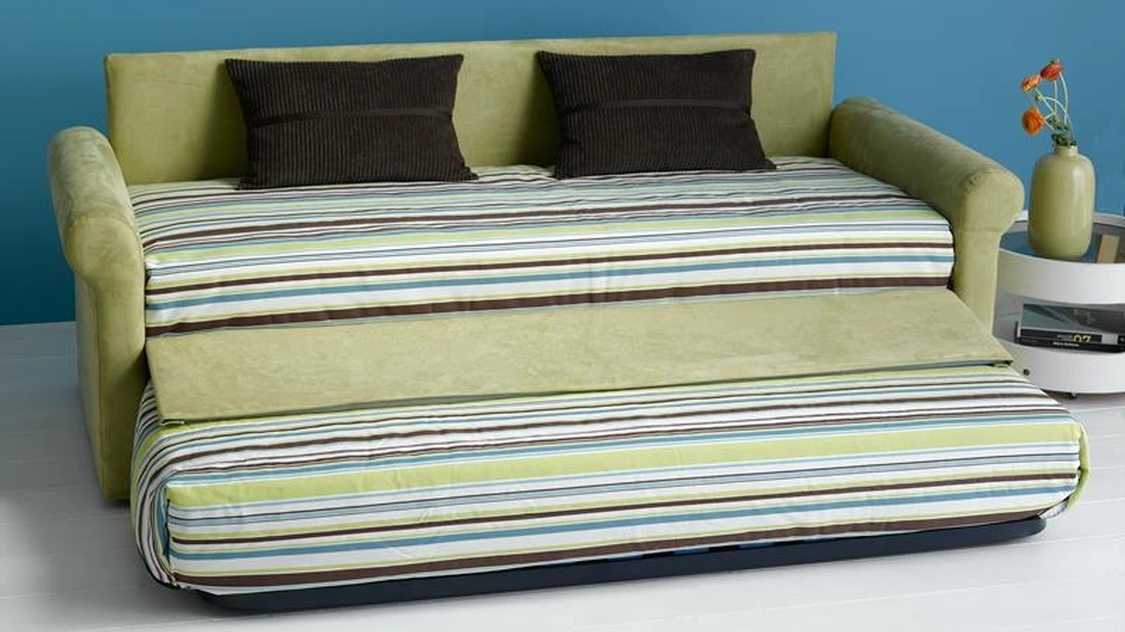 Divano Letto in tessuto con secondo letto estraibile Night&Day 06 di Hoppla