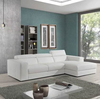 Divano con penisola Miami di Tancredi salotti