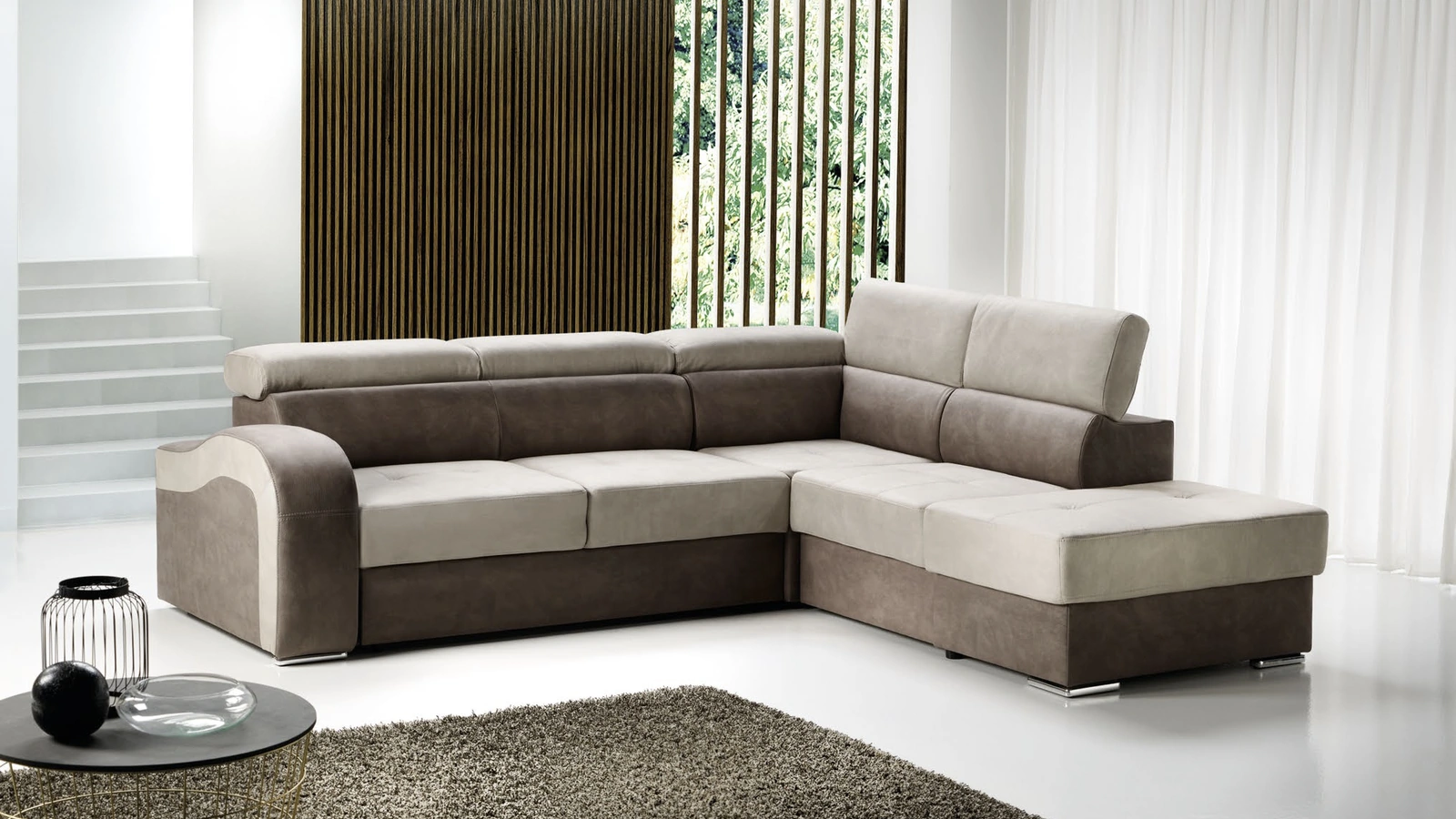 Divano angolare in ecopelle Urban Style SD184 di Imba Srl