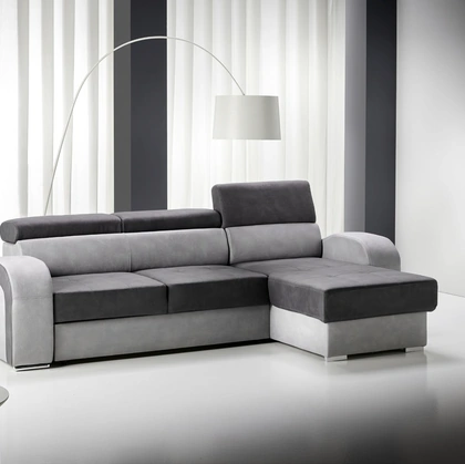 Divano in ecopelle con penisola Urban Style SD185 di Imba Srl