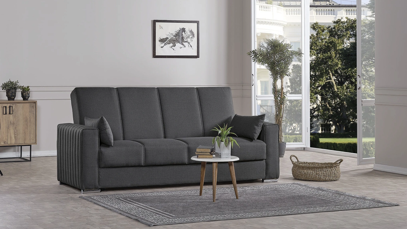 Divano lineare in tessuto Urban Style SD195 di Imba Srl