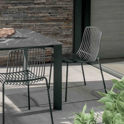 Sedia in metallo Ariel di Altacom