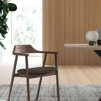 Sedia in legno tinto Noce Diana di Orme