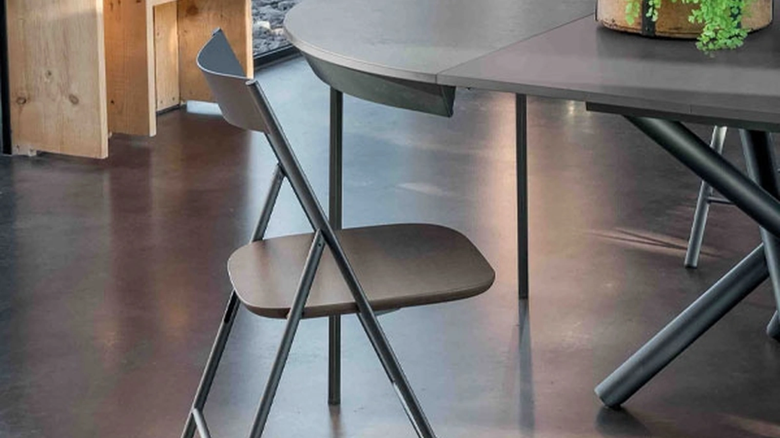 Sedia pieghevole Jolie Wood di Altacom