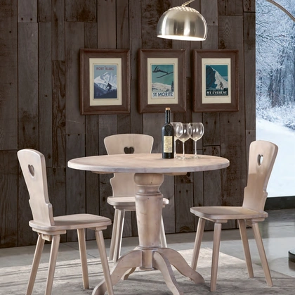 Sedia Marte 3341/A in abete massello di Imba Srl