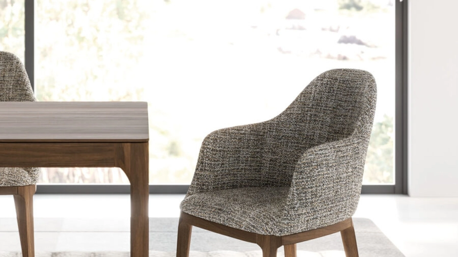 Sedia in tessuto e legno Movida di Orme