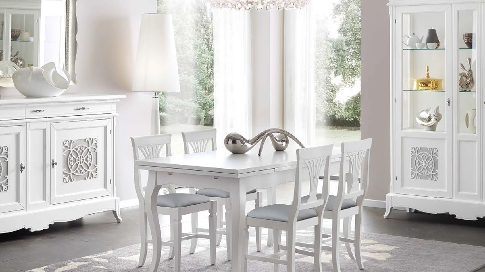 Sedia Trend Style TR1376 in legno con seduta imbottita di Imba Srl