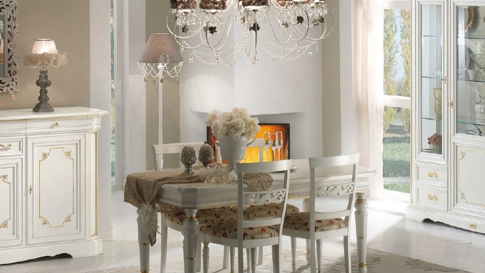 Sedia Trend Style TR1379 in legno con seduta imbottita di Imba Srl