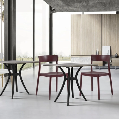 Sedia impilabile in polipropilene Urban Style SD83 di Imba Srl