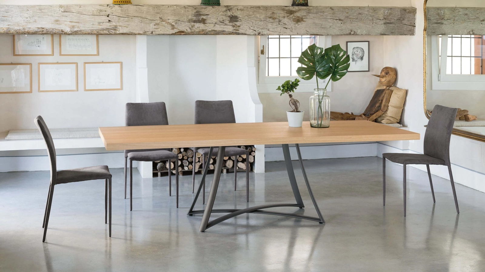 Tavolo Big Bang in legno di Ingenia