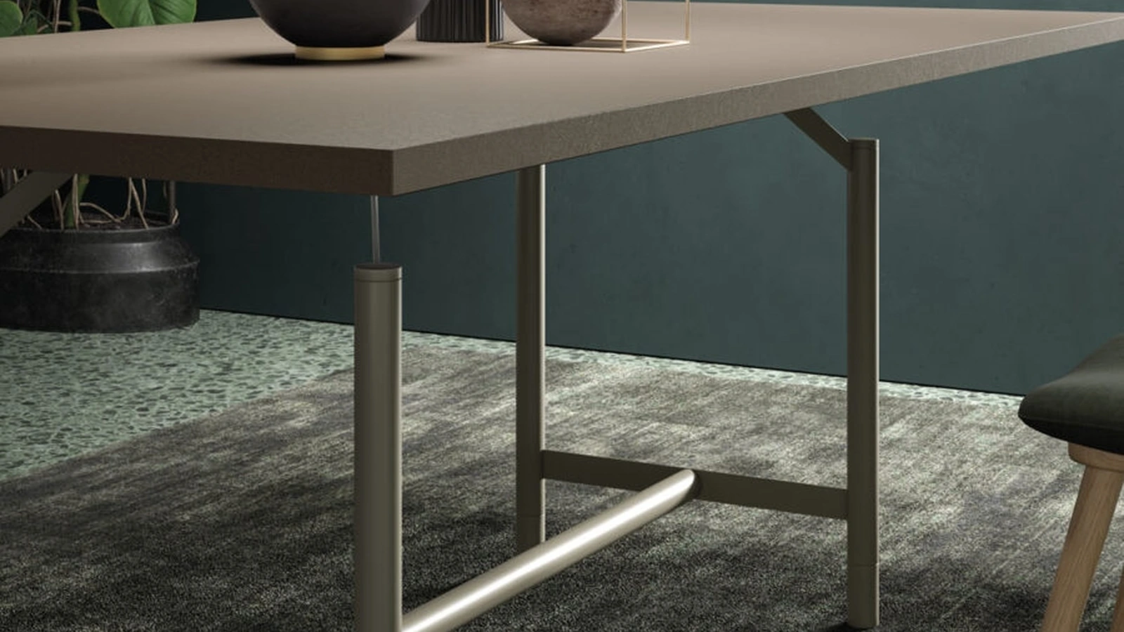 Tavolo Brando finitura Dekor Bronzo di Orme