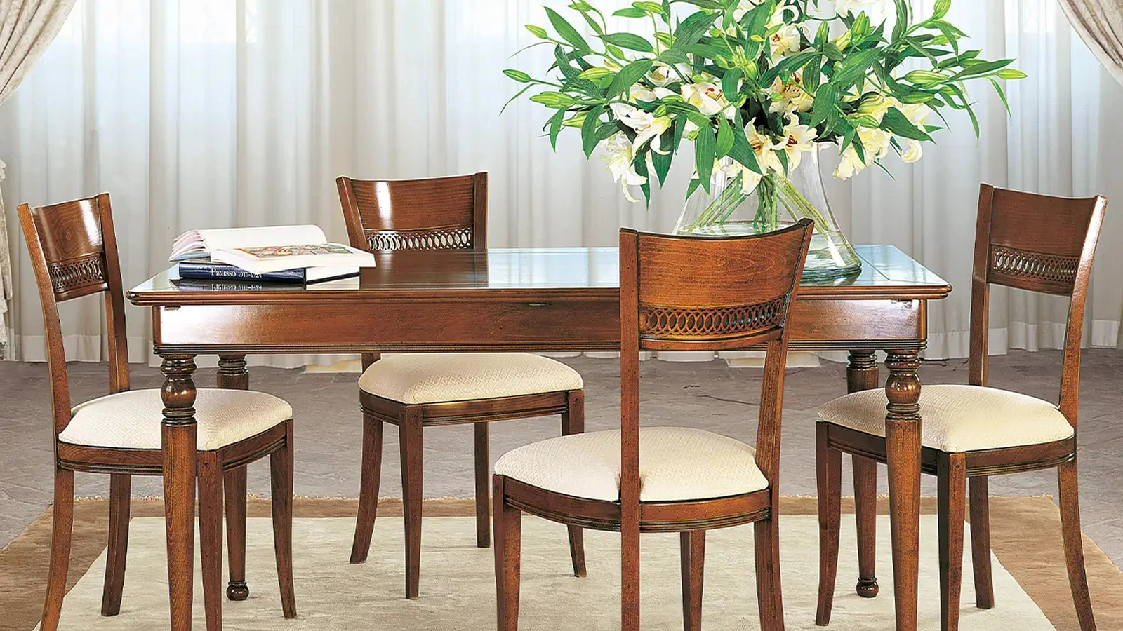 Tavolo allungabile in legno Diaspro di Le Fablier