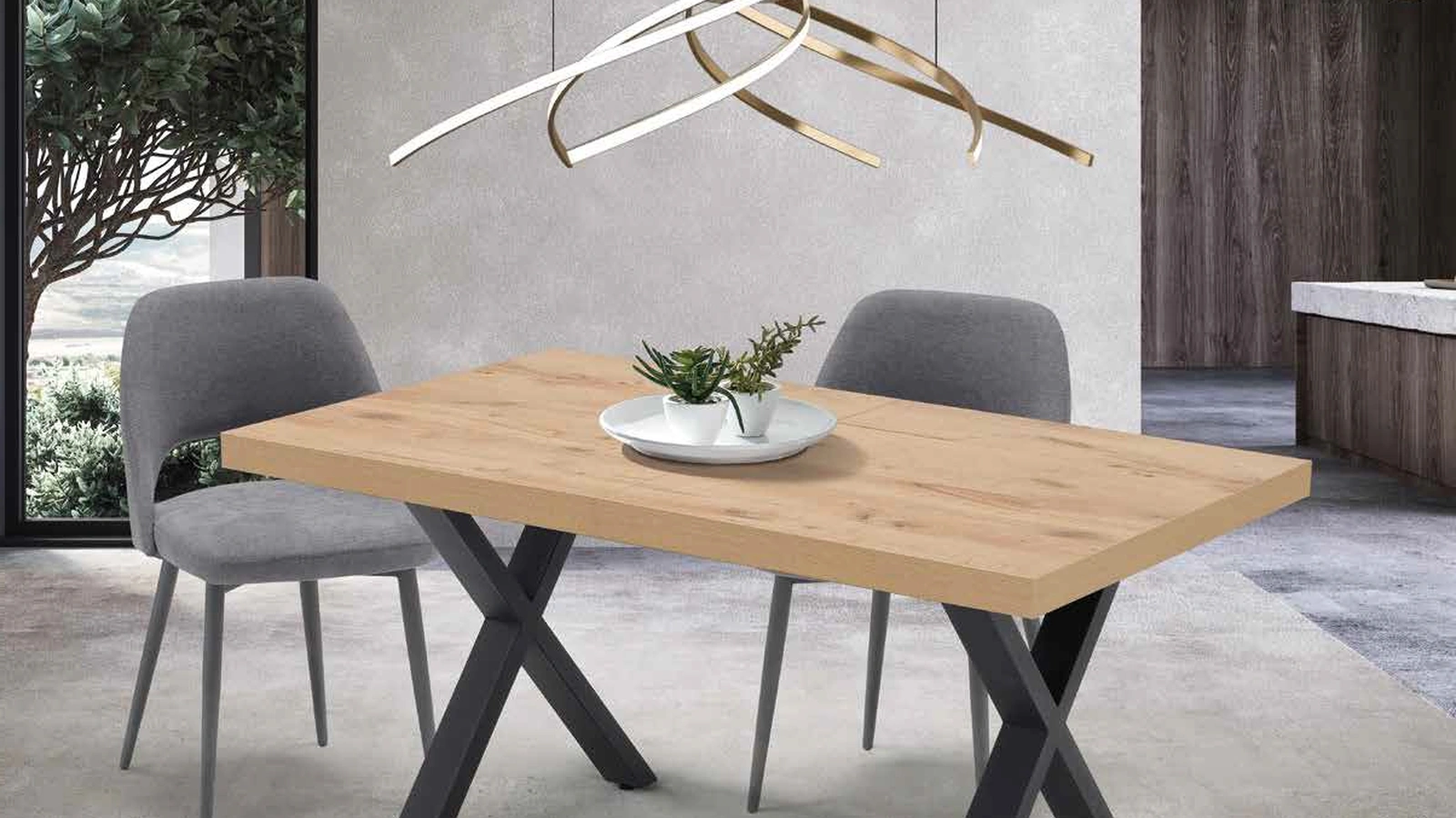 Tavolo allungabile Easy 2|4 IC352 di Imba Srl