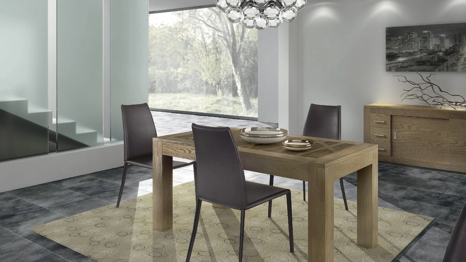 Tavolo allungabile in legno Icon 2|0 IM4316 di Imba Srl