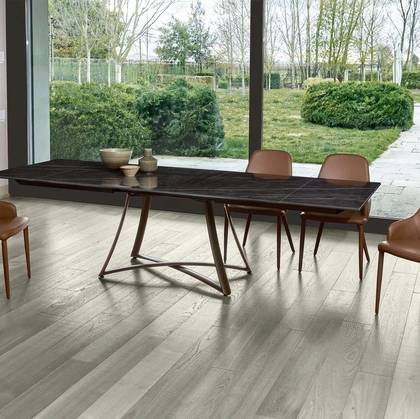 Tavolo allungabile Big Bang in ceramica supermarmo di Ingenia