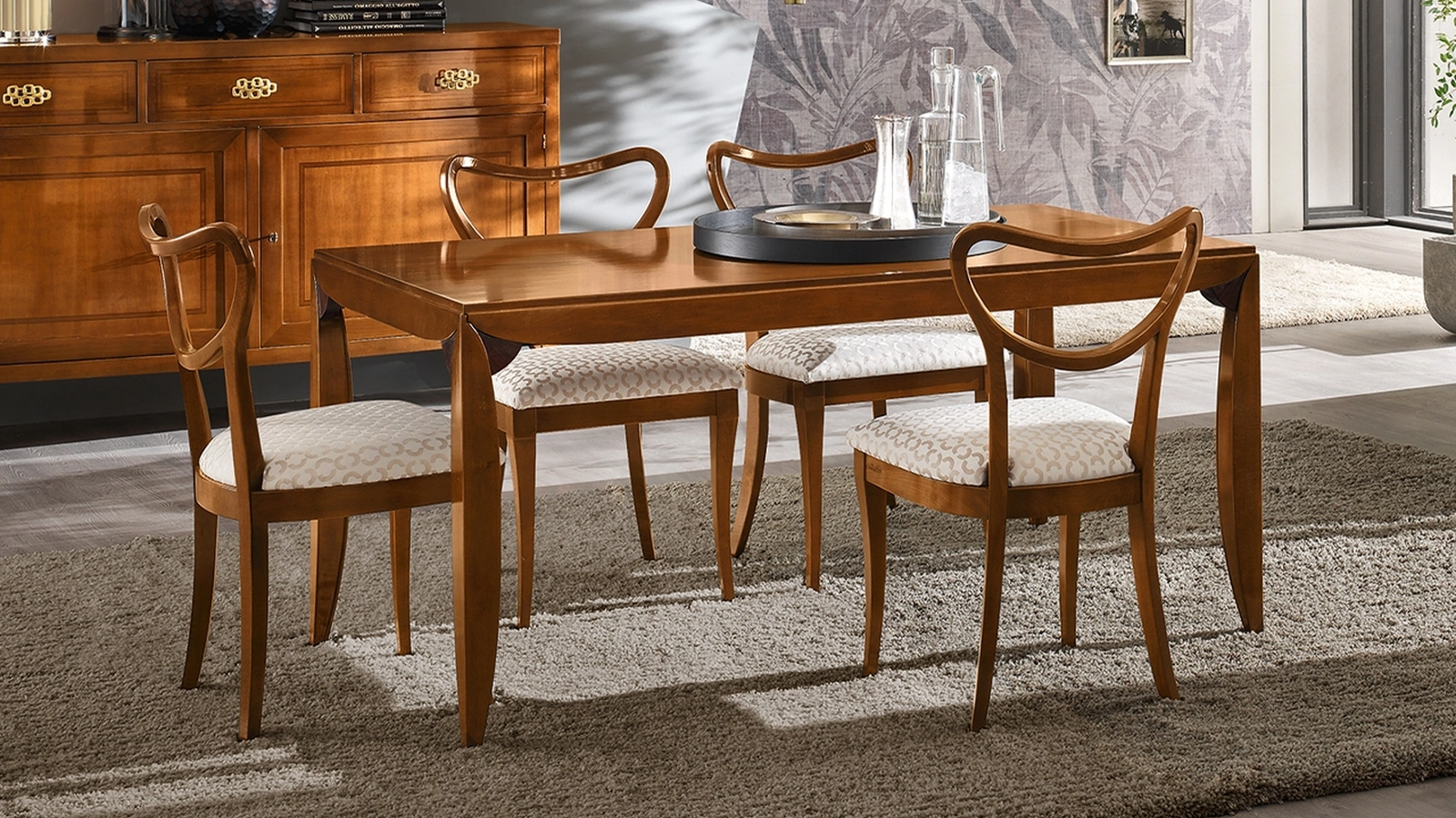 Tavolo allungabile in legno Orione di Le Fablier