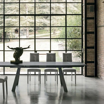 Tavolo allungabile Ponente in gres porcellanato di Target Point