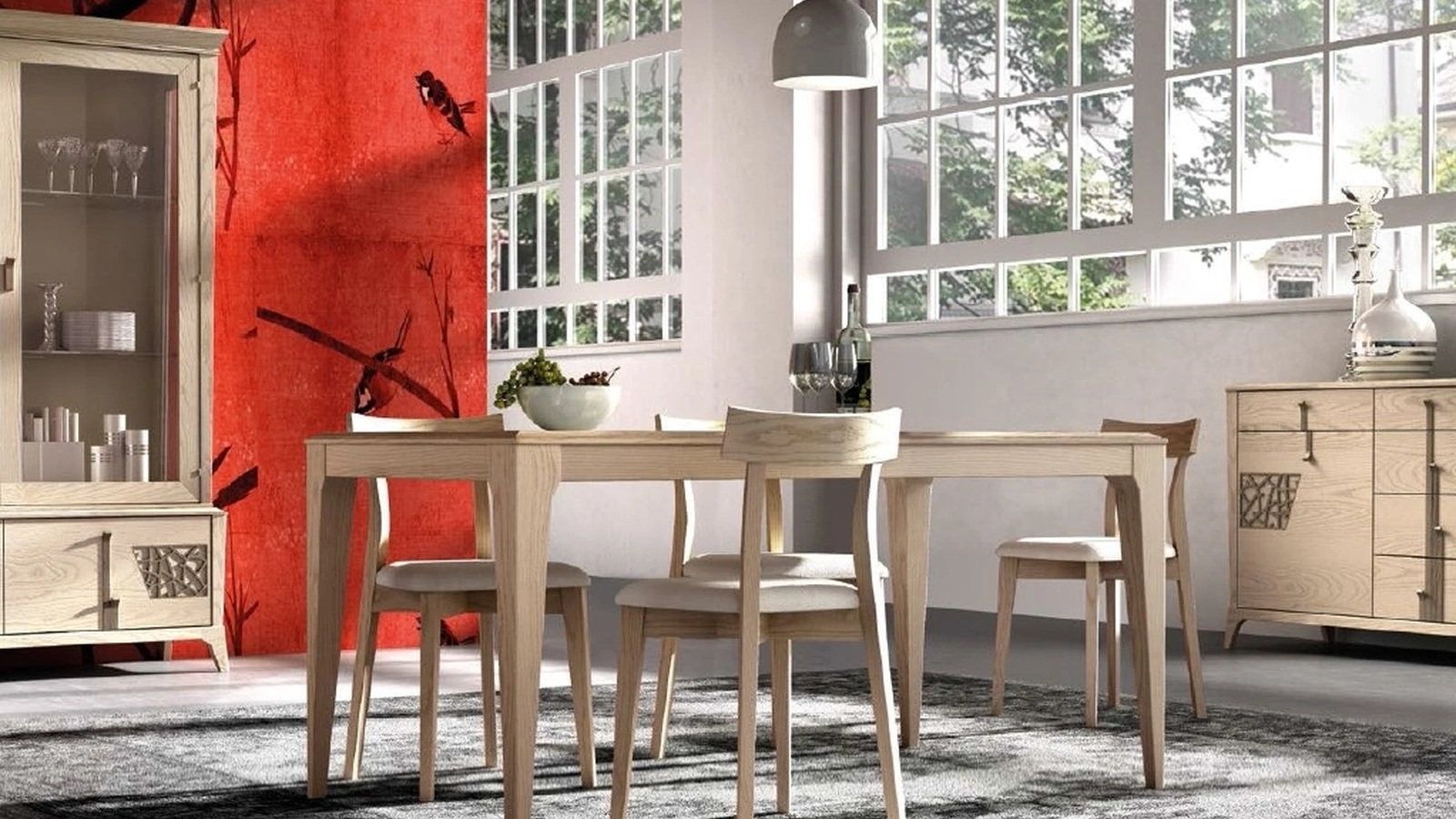 Tavolo allungabile Trend Style TR1184 in legno di Imba Srl