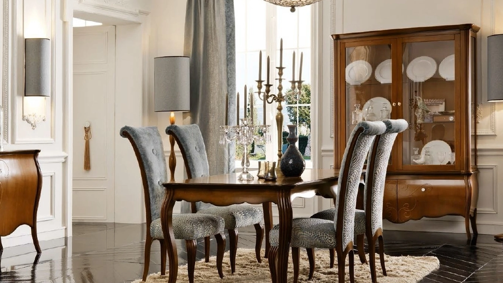 Tavolo classico rettangolare allungabile Trend Style TR1325 di Imba Srl