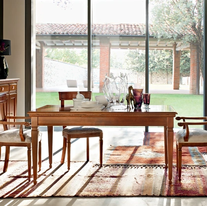 Tavolo allungabile in legno Tulipano di Le Fablier