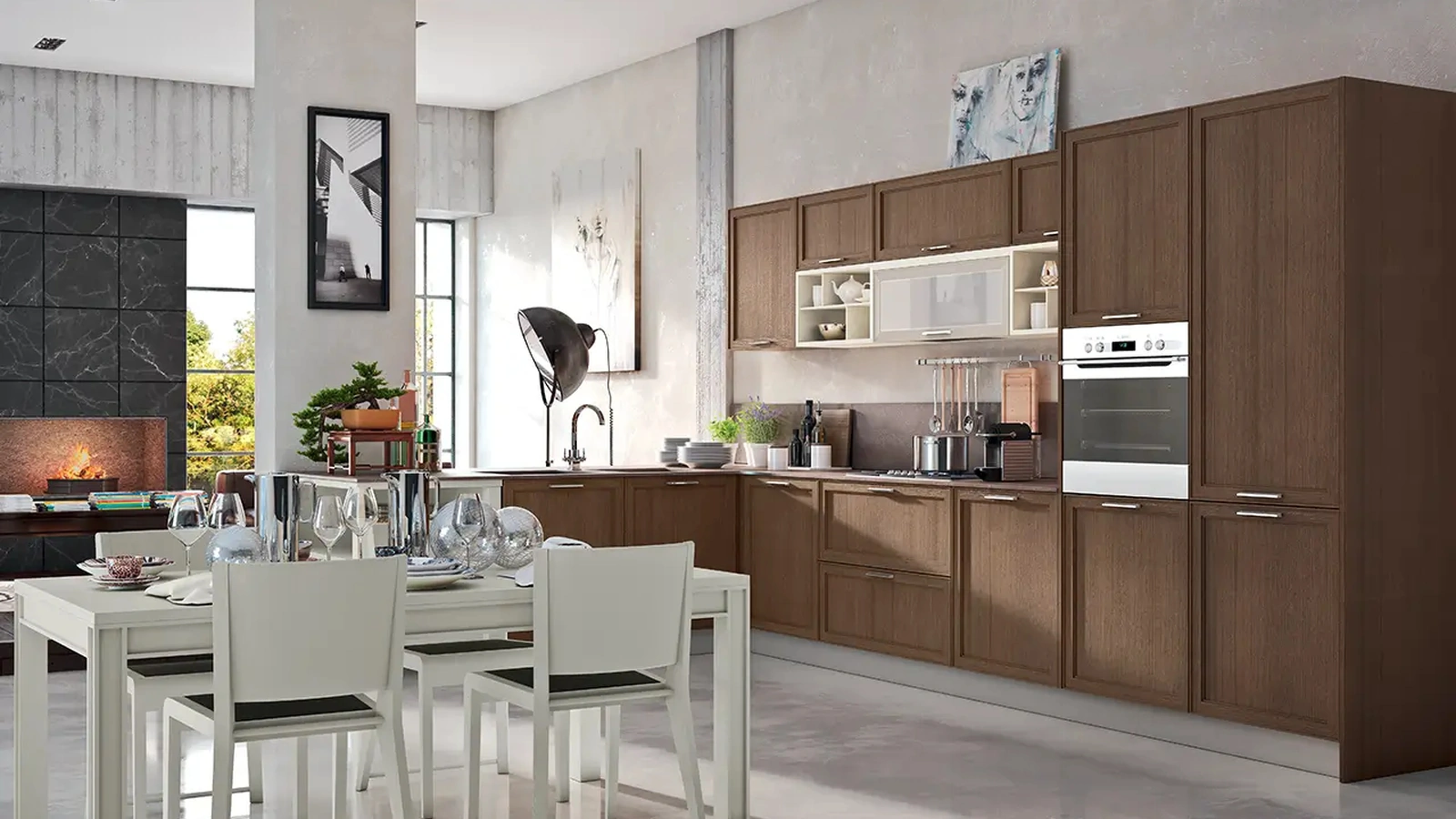 Cucina Melograno Cucina composizione 07 di Le Fablier