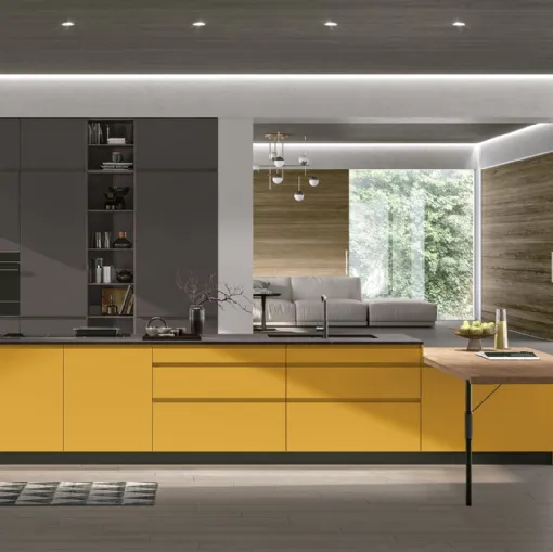 Rovere Nodato, Lava, Topazio, top Neolith Basalt Black Satin