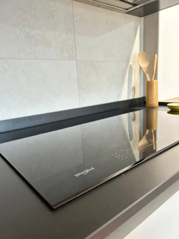 Cucina Stosa Infinity materico calce rovere nodato