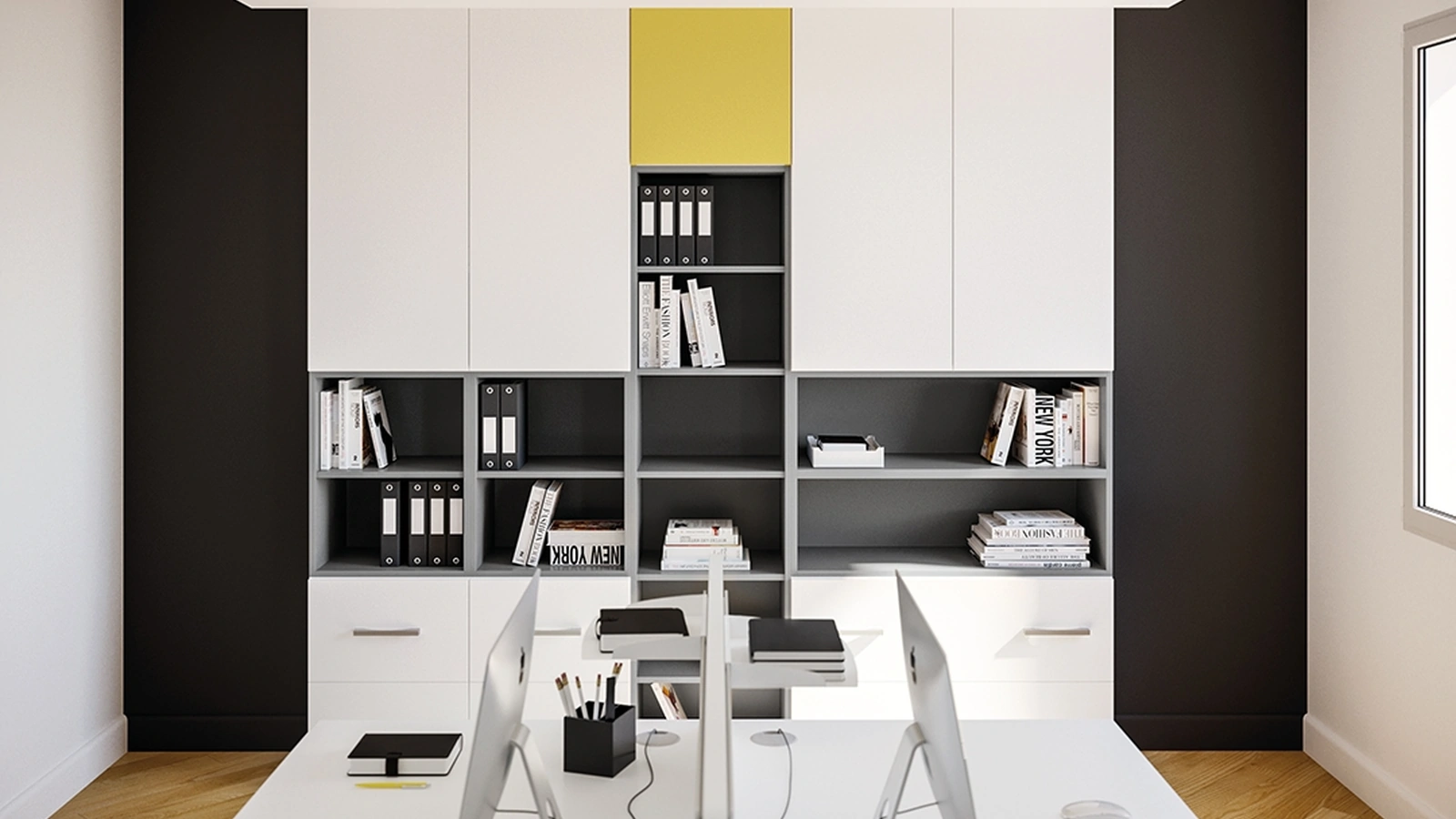 Armadio per Ufficio OF50 in laccato opaco di Giessegi