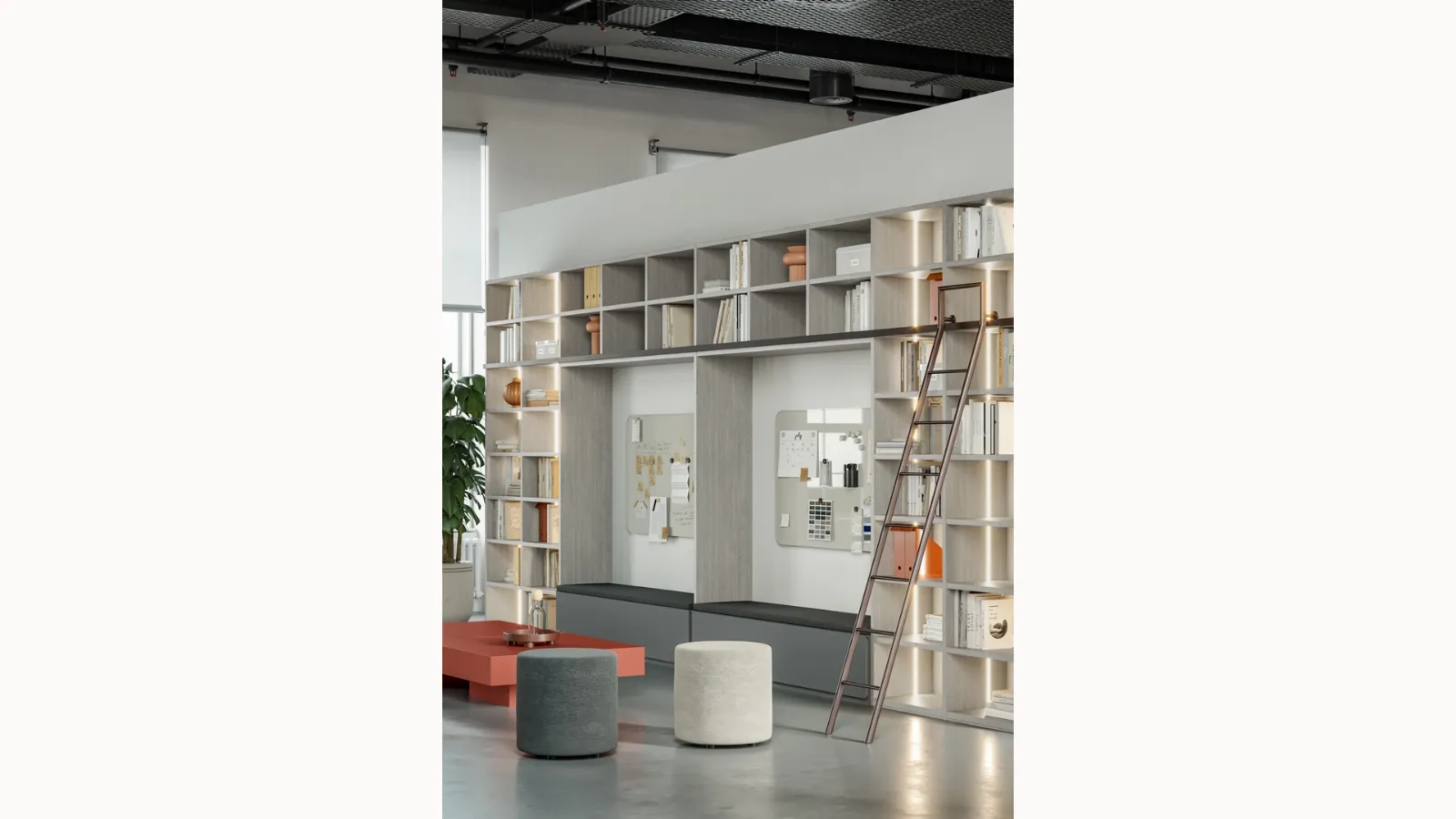 Libreria per Ufficio OF107 di Giessegi