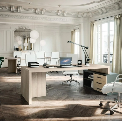 Scrivania Direzionale OF52 in Olmo nobilitato di Giessegi