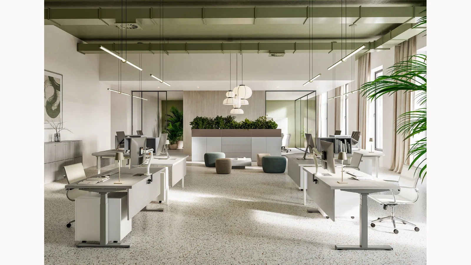 Scrivania Operativa OF114 di Giessegi