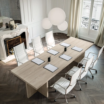 Scrivania Operativa per sala riunioni OF52 in Olmo nobilitato di Giessegi